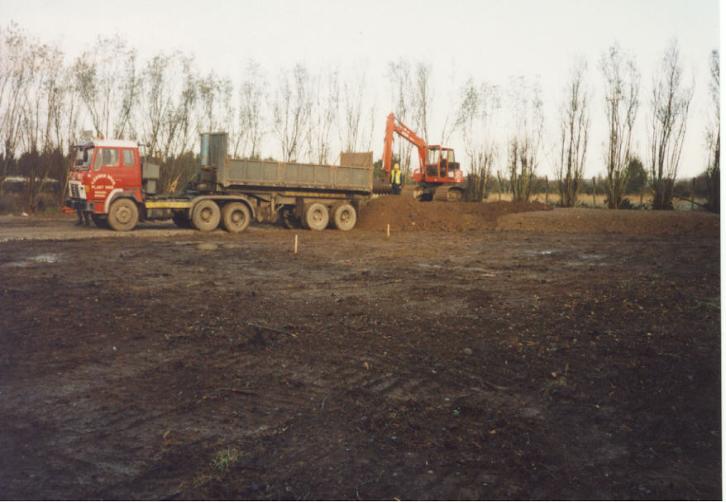 Construction of hybrid reed bed, Fingal.